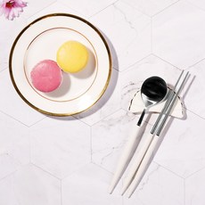 몽블랑 에펠 실버 명품 수저세트 수입 한식 골드 티 고급 신혼부부 커트러리 수저 포크 세트, 티포크_(실버)비타민