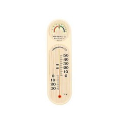 벽걸이온습도계 바이메탈 아나로그온습도계 SH-008, 1개