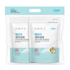 애터미 세탁세제 1.4Kg 대용량 2개