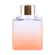 프리미엄 정사각 피치핑크 디퓨저용기(100ml), 실버무광, 1개