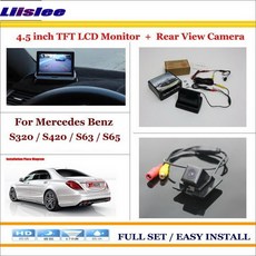 메르세데스 벤츠 S320 / S420 / S63 / S65 / Car 리어 카메라 + 4.3 및 LCD 스크린 모니터 = 1의 백업 시스템/For Mercedes Benz S320 / S420 / S63 / S65 / Car Rear Camera + 4.3& L, 1개