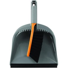 Casabella 1 더스트팬 및 브러시 세트 EA 오렌지 흑연 계수 Count Dustpan and Brush Set Orange Graphite
