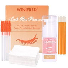 Lash Bond and Seal with Lash Tweezers Lash Kit Applicator Eyelash Glue Lash Brush Lash Glue for Eyel, J03-Lash Remover Gel Kit, 1개