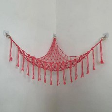 인형해먹 그물 장난감 보관 정리함 동물 해먹 정리 보헤미아 홀더 보호 장식 방, 1개, 10) E