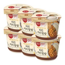 CJ제일제당 햇반 컵반치킨커리덮밥278G X 6개[31056840] - 추천, 단일옵션 - AJ