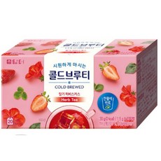 담터 콜드브루티 딸기 히비스커스, 1.5g, 1개입, 60개