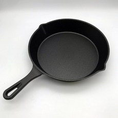 . 무쇠 주물팬 IH 모든열원 스테이크팬 후라이팬 감바스 캠핑, 1개, 무쇠프라이팬 25cm