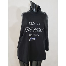 [중*고] 018 나이스클랍 체크 레터링티 55 (NB10718)