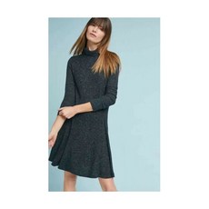 174499 앤트로폴로지 Saturday Sunday Brushed 후리스 플리스 Mock Neck 드레스 원피스 사이즈 미디움