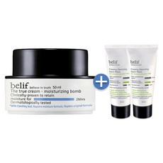 빌리프 모이스처라이징 밤 50ml + 클렌징폼 30ml 2개_BL, 상세페이지 참조