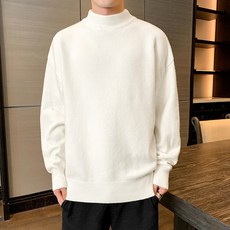 라운드 카라 니트 남성 가을 겨울 소프트 따뜻한 부드러운 대학 스타일 직장인 Jan.03 58번 Z