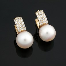 해수진주원터치귀걸이