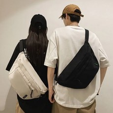 [문다] 남자 여성 트랜드커플 데일리 크로스백 메신저백남녀공용힙색 캐주얼 여행용크로스백