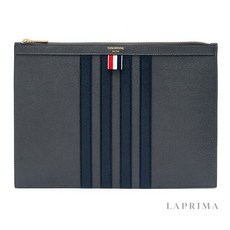 [톰브라운] 라프리마 페블 그레인 레더 4-바 미디엄 도큐먼트 클러치 MAC155A00198-025