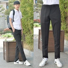 산골 하복 스판 블랙 교복바지 남자바지