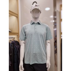 루이까스텔 [사은양말증정] 도트 전판 크라운 강아지 프린트 요꼬에리 남성 여름 반팔 티셔츠 3MRTS441A 2001루이