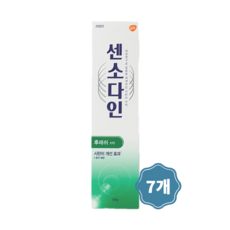 센소다인 후레쉬 치약 민트향, 120g, 7개