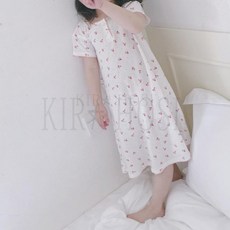 kirahosi 아동 잠옷 여아 파자마 여름 홈웨어 339호+덧신증정 Ixn2ani