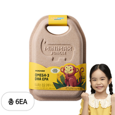 미니막스 정글 오메가 3 DHA EPA, 96정, 6개
