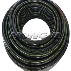 흑편사 호스 13mm 15mm 19mm x 30M/40M/50M(원롤)/ 펌프 동력 물 수도 고압 식품용 안꼬 안꺾이는, 30M