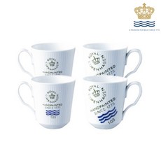 [ROYAL COPENHAGEN] 덴마크 로얄코펜하겐 시그니처 머그 세트 4P
