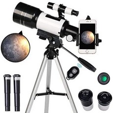 ToyerBee Telescope for Kids Beginners 70mm Aperture 300mm Astronomical Refractor Telescope Tripod, One Color_One Size, One Color_One Size, 상세 설명 참조0