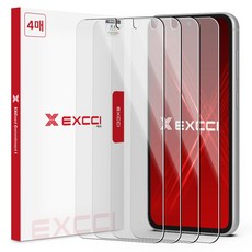 엑씨 글리터 액정보호필름 강화유리, 4매
