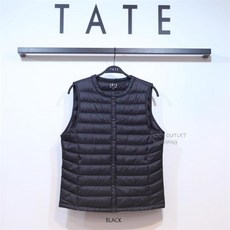 [테이트] TATE NC02 남여 라운드 경량 패딩 조끼 KAAW9-UVT010