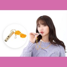 체육대회 심판 응원용품 일자스틸 호루라기 스포츠 친구파티 유치원