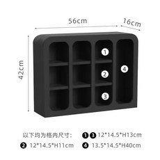 컵 진열장 장식장 그릇장 주방 찬장 찻장 엔틱 선반 수납 홈카페, 블랙 - 그릇장엔틱