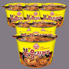 오뚜기 볶음진짬뽕 큰컵라면, 6개