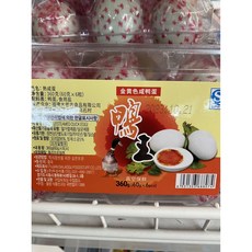 호호중국식품라염장 오리알 야단 찐오리알 유황 6개입 중국오리알, 360g, 1개