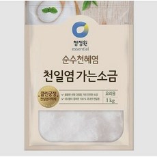 대상 청정원 천일염 가는 소금, 1kg, 1개