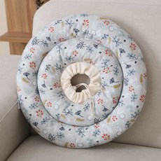 두유레디 강아지 넥카라 방수 순면 오리지날, 정글 그레이(순면), 1개