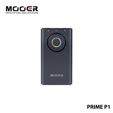  Mooer Prime P1 멀티 이펙트 페달 126개 이펙트가 포함된 베이스 기타 페달 튜너 앰프 연습 및 연주용 메트로놈, 회색 