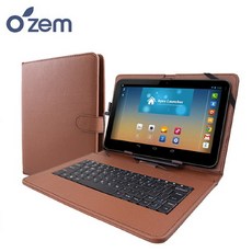 오젬 Ozem 갤럭시탭A 9.7 (SM-P550/P555) 안드로이드 케이스키보드 브라운