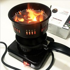 shisha hookah hot plate heater 휴대용 요리 커피 버너 전기 스토브 야외 캠프 친구 파티 액세서리 220v600w, 협력사, 1개