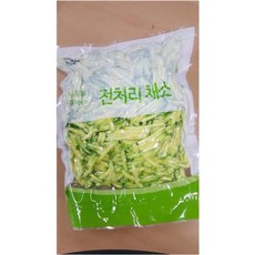 애호박나물용 1kg(5 x 5 x 50mm 채썰기) 풀스케어 냉장, 1개, 단품