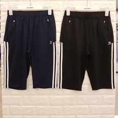 [에꼴리에] **50% 세일** **2가지 색상** 21년 여름신상품! 가성비 좋은 주니어 남아용 신축성 탄력좋아 편안하고 활동적이며 시원하고 쾌적한 6부 2선 트레이닝 바지