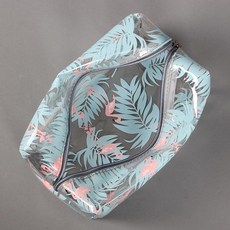 아돌포이 휴대용 보관 플라밍고 디자인 만원대 선물 15cm 투명 파우치 지퍼파우치 E-1635231