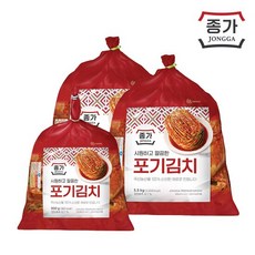 [종가] 중부식 포기김치 11kg (5.5kg x 2)+ 포기김치(중부식) 900g, 단품