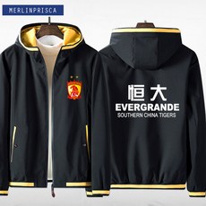 족구의류 광주 클럽 차이나스타일 구기운동복 축구매니아 기념 후드티 얇은타입 재킷 외투 복, C02-옐로우블랙 색