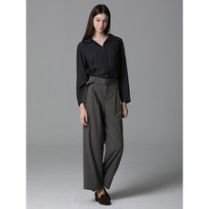 쉬즈미스 와이드 투턱 밴딩 팬츠 택가격 168000원