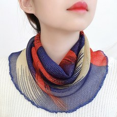 레쉬 스카프 여름 같은스타일 햇볕을 두려워하지 않다 블랙 안면보호마스크 컵 전체 여성 에어매쉬 베일을 벗었다 신기