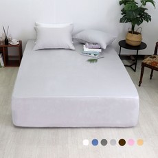 60수 순면 홑겹 매트리스 침대커버 슈퍼싱글 퀸 킹 라지킹 사이즈