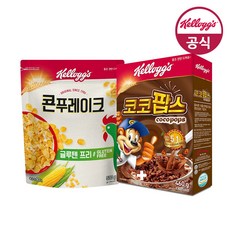 켈로그 코코팝스460g + 콘푸레이크530g, 콘푸레이크530g_코코팝스 460g