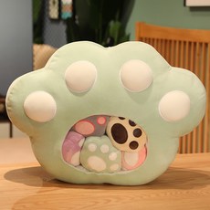 곰발바닥쿠션담요