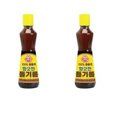 오뚜기 향긋한들기름 320ML 만능소스 가정식 맛있는 반찬 황금레시피, 2개