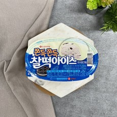 롯데제과 롯데 찰떡아이스쿠키앤크림 20개, 90ml