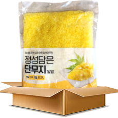 이엔푸드 정성담은 단무지 알밥 (1kg x 10개) 압축 아삭 오독 볶음밥 비빔밥, 1kg
